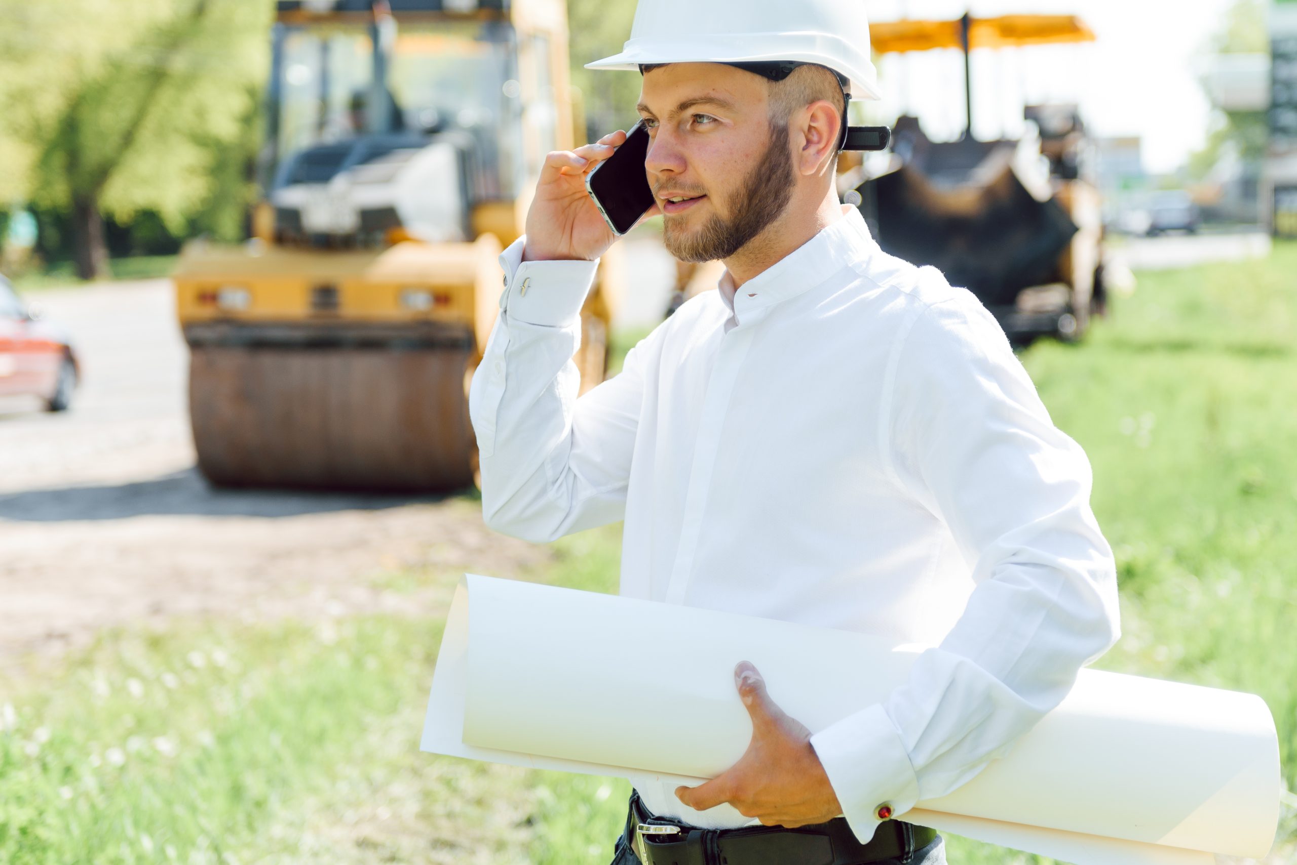 businessman talking on the phone